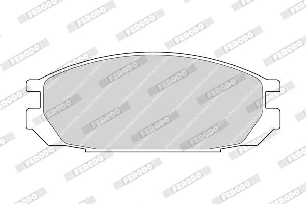 FERODO FDB937 Brake Pad Set, disc brake