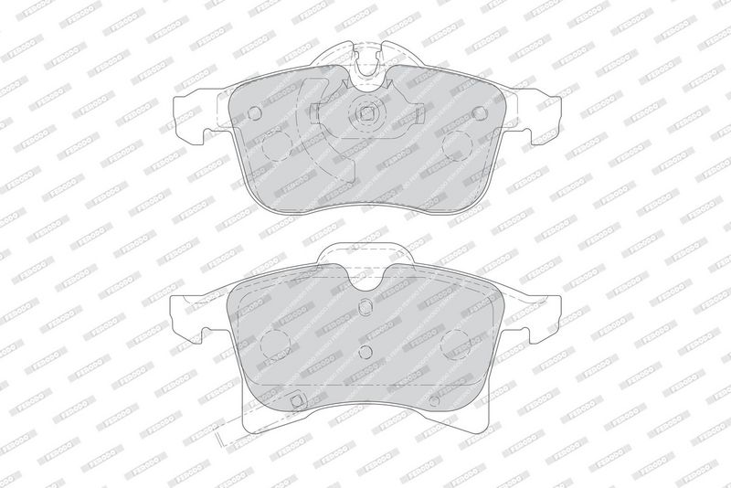 FERODO Plaquettes de frein à disque FDB1640