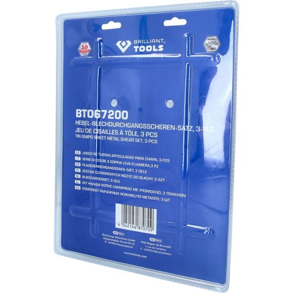KS TOOLS BT067200 Sheet Metal Shears Set