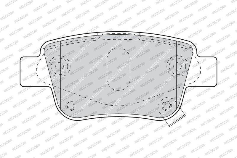FERODO Plaquettes de frein à disque FDB1649