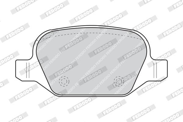 FERODO FDB1349 Brake Pad Set, disc brake