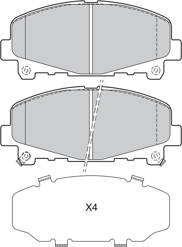 VALEO 601351 Brake Pad Set, disc brake