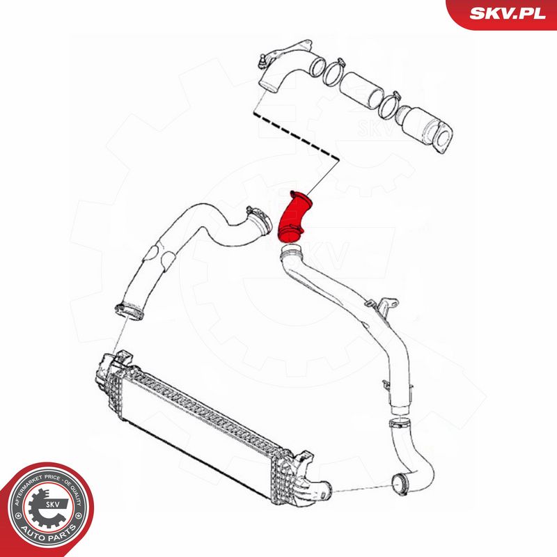 ESEN SKV 43SKV059 Charge Air Hose