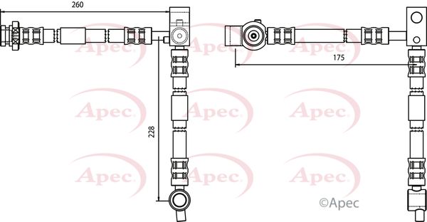 APEC Brake Hose HOS3715