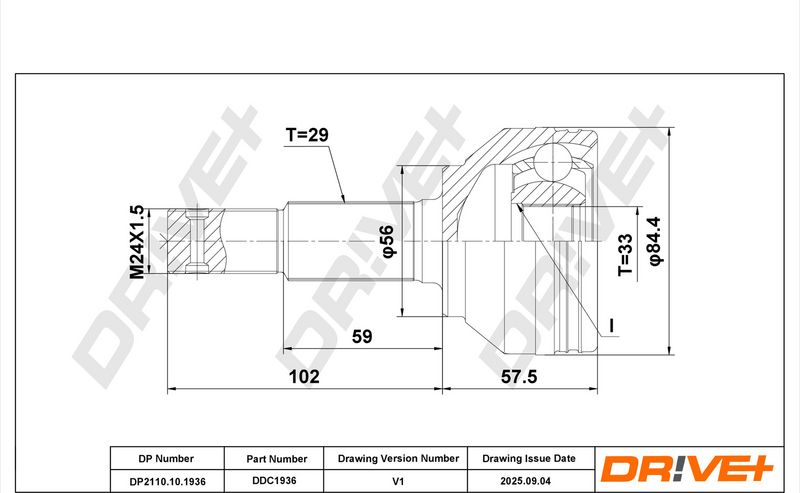 Set articulatie, planetara DP2110.10.1936 Dr!ve+