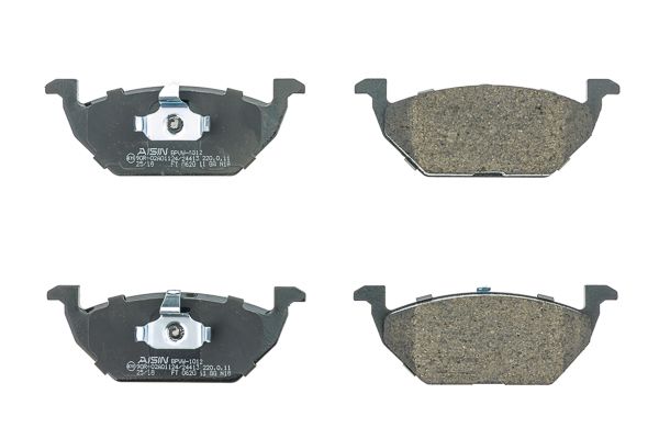 AISIN BPVW-1012 - Stabdžių kaladėlių komplektas