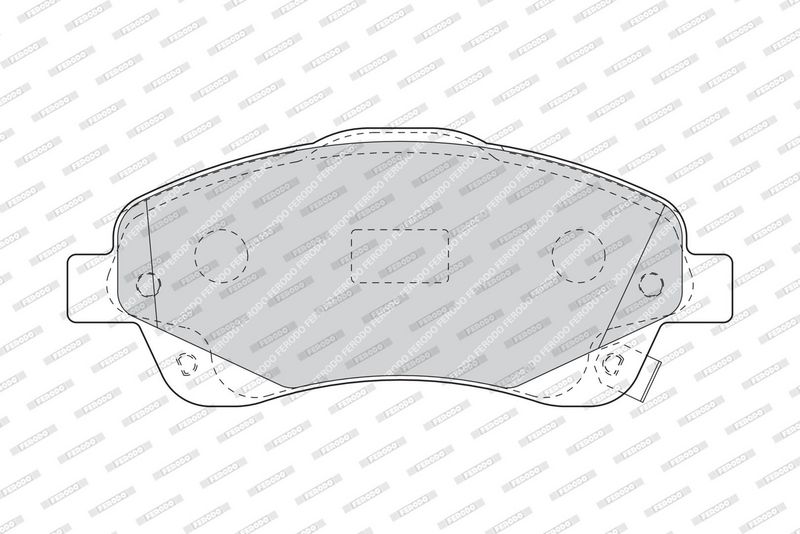 FERODO Plaquettes de frein à disque FDB1648