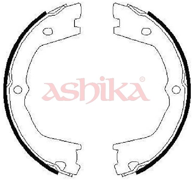 комплект спирачна челюст ASHIKA
