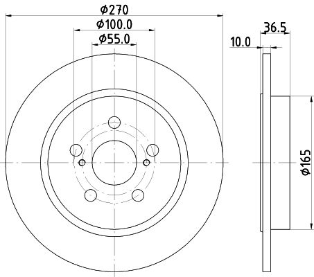 Гальмівний диск, Nisshinbo ND1133K