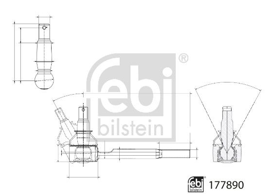FEBI BILSTEIN 177890 Tie Rod End