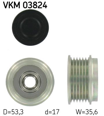 SKF generátor szabadonfutó VKM 03824