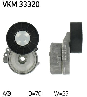 SKF Szíjfeszítő, hosszbordás szíj VKM 33320