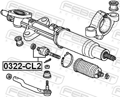 FEBEST 0322-CL2 Inner Tie Rod