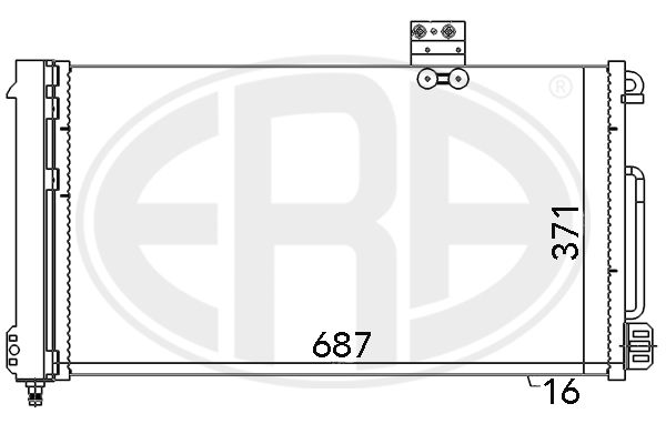 ERA kondenzátor, klíma 667050