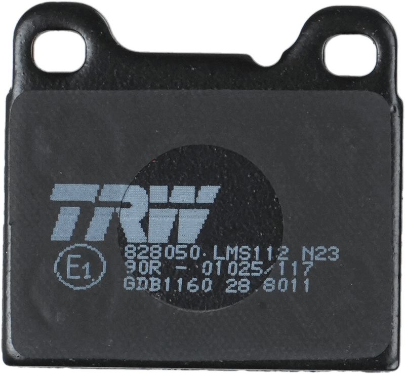 TRW GDB1160 Brake Pad Set, disc brake