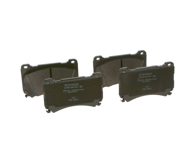 BOSCH 0 986 494 781 Stabdžių trinkelių rinkinys, diskinis stabdys