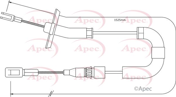 APEC Cable Pull, parking brake CAB1287