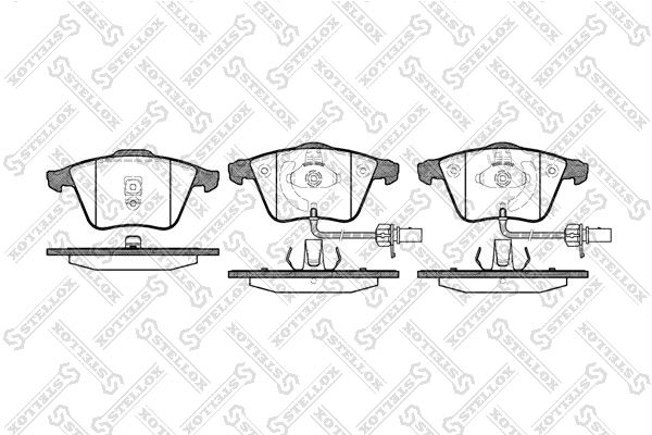 STELLOX fékbetétkészlet, tárcsafék 975 002B-SX