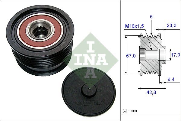 Schaeffler INA generátor szabadonfutó 535 0190 10