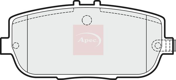 APEC Brake Pad Set, disc brake PAD1499