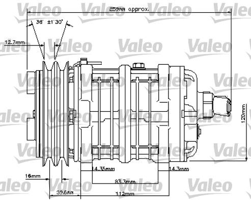 Συμπιεστής, συστ. κλιματισμού  NEW ORIGINAL PART