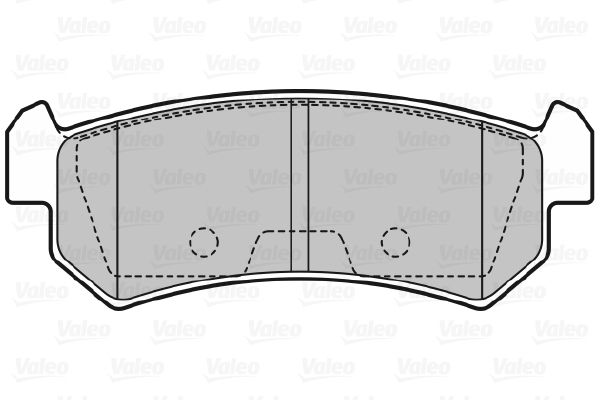 VALEO 598874 Brake Pad Set, disc brake