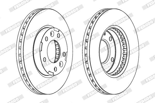 FERODO DDF1629 Brake Disc