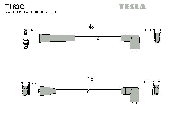 Комплект электропроводки TESLA