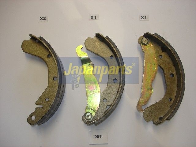 JAPANPARTS Stabdžių trinkelių komplektas