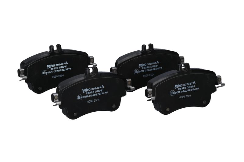 Piduriklotsi komplekt, ketaspidur, VALEO 302487A