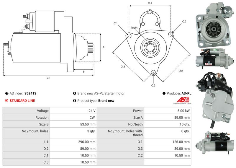 This part match OEM code: 2995138