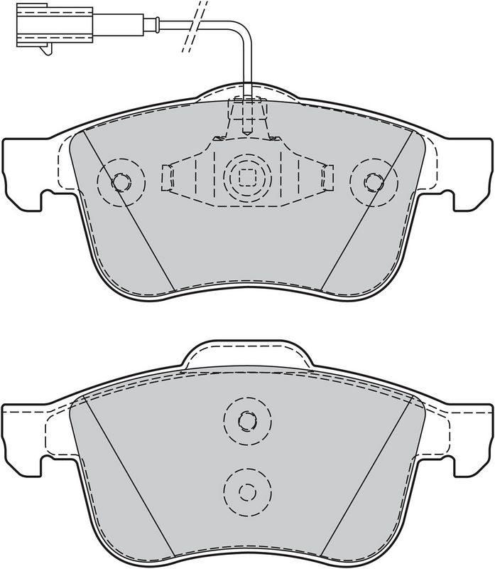 VALEO 601144 Brake Pad Set, disc brake