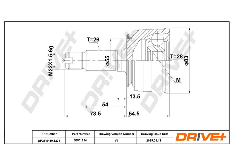 Set articulatie, planetara DP2110.10.1234 Dr!ve+