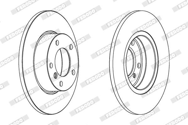 FERODO DDF248 Brake Disc