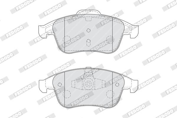 FERODO Plaquettes de frein à disque FDB4068