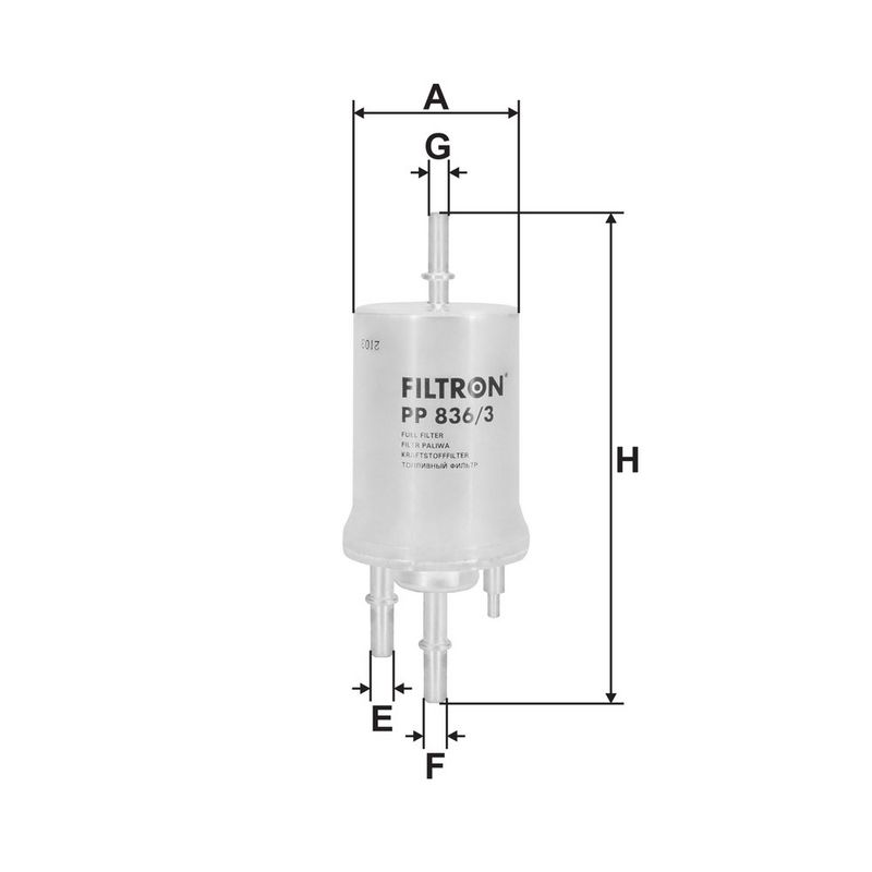 Kütusefilter, FILTRON PP 836, 3
