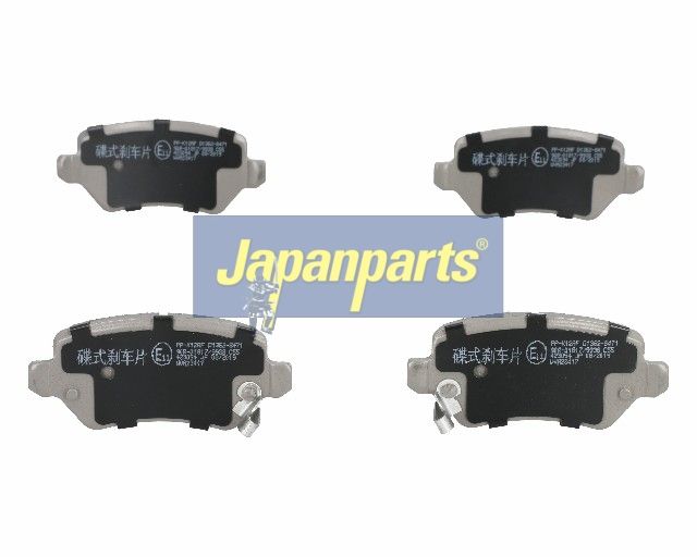 set placute frana,frana disc JAPANPARTS PP-K12AF