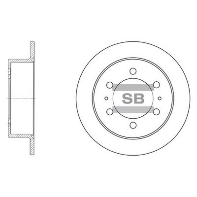 Гальмівний диск, Hi-Q SD3026