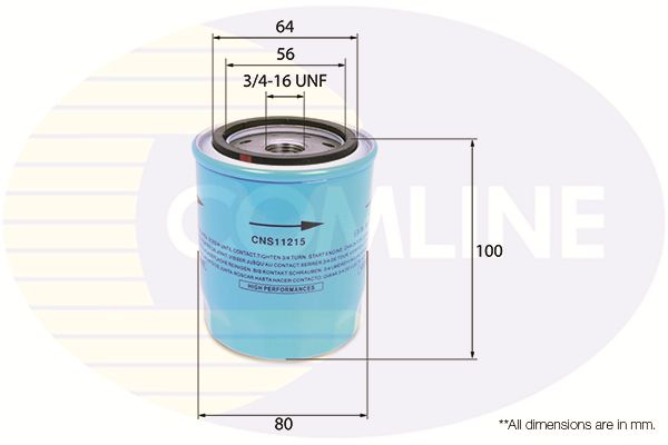 Оливний фільтр, Comline CNS11215