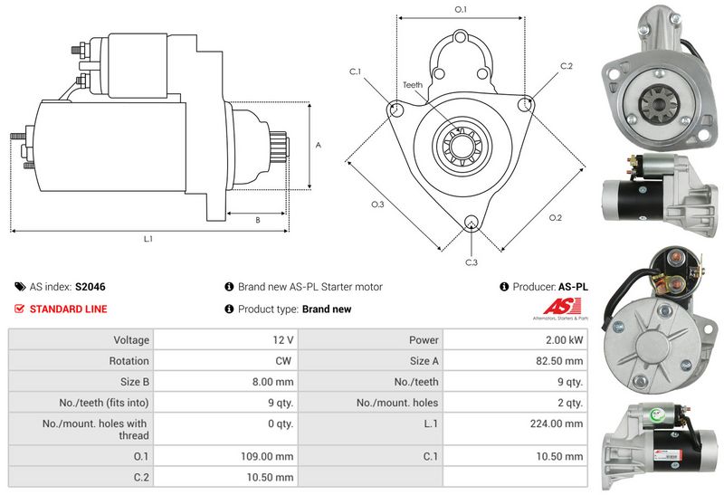 AS-PL S2046 Starter