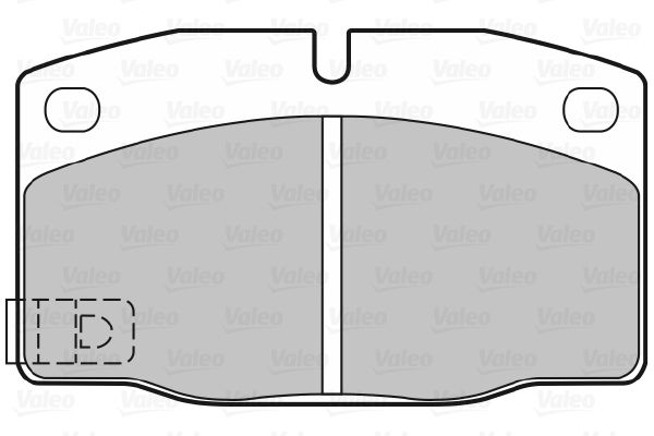 VALEO 598182 Brake Pad Set, disc brake