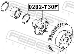 FEBEST 0282-T30F Wheel Hub