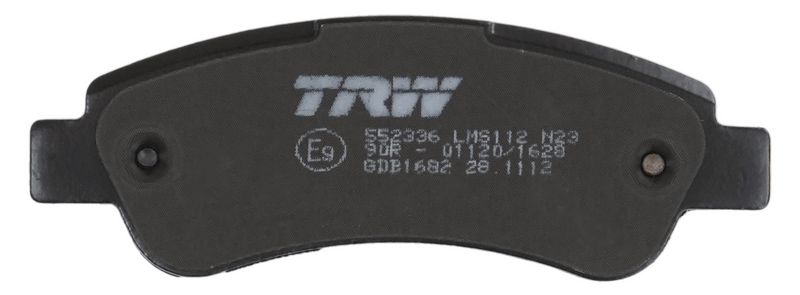 TRW GDB1682 Brake Pad Set, disc brake