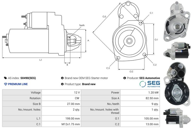 AS-PL S0490(SEG) Starter