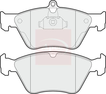 APEC Brake Pad Set, disc brake PAD847
