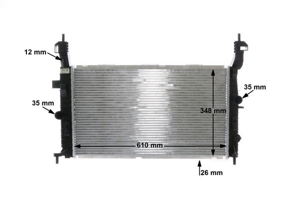 Chladič, chlazení motoru CR 833 000S