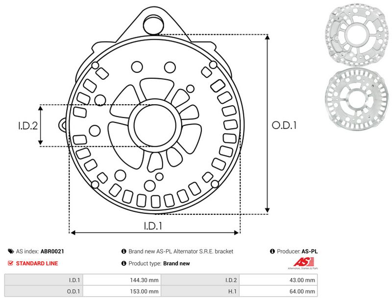 Kaitsekate, generaator, AS-PL ABR0021