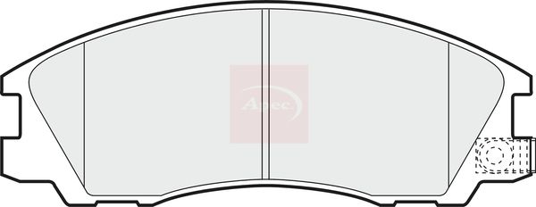 APEC Brake Pad Set, disc brake PAD1359