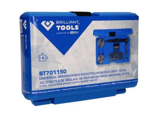Pöörde-, tagasitõmbetööriistakomplekt, pidurisadulakolb, KS TOOLS BT701150