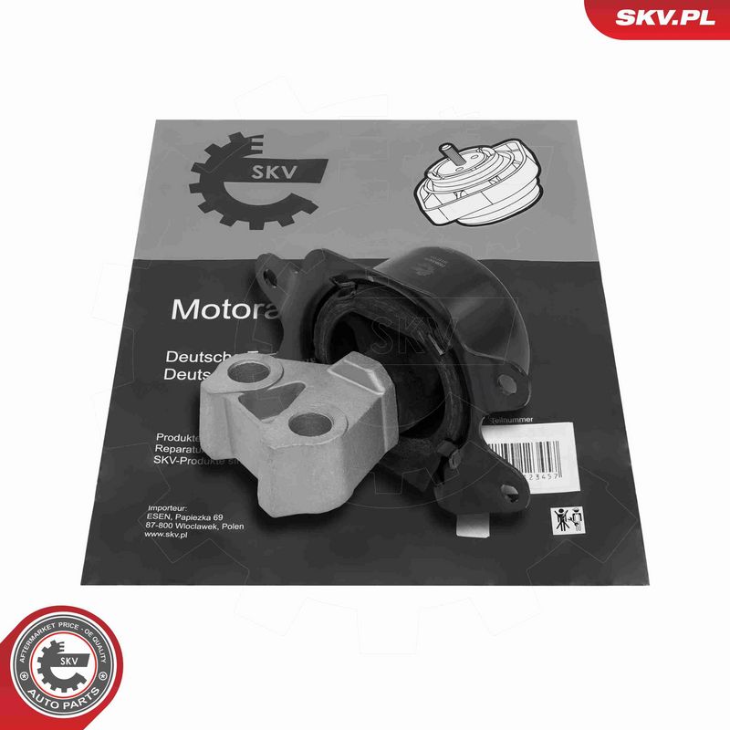 ESEN SKV 75SKV414 Mounting, engine